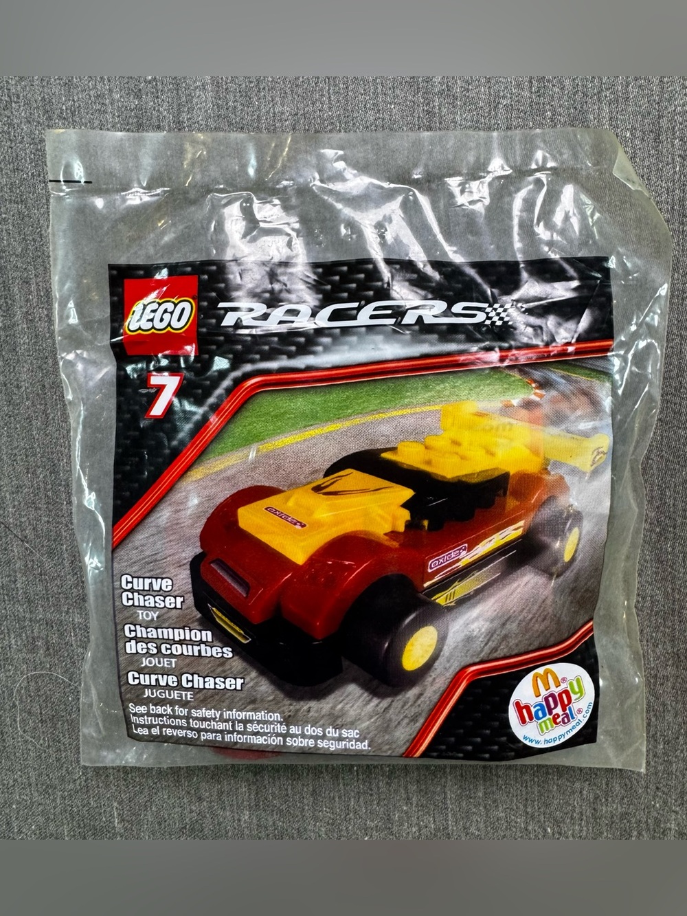 New Lego Racers Curve Chaser #7, New Sealed McDonald's Happy Meal Toy Car 200